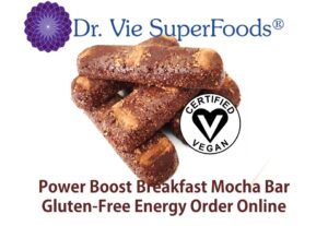 Dr. Vie Superfoods vegan breakfast gluten free mocha snack order online and pick up