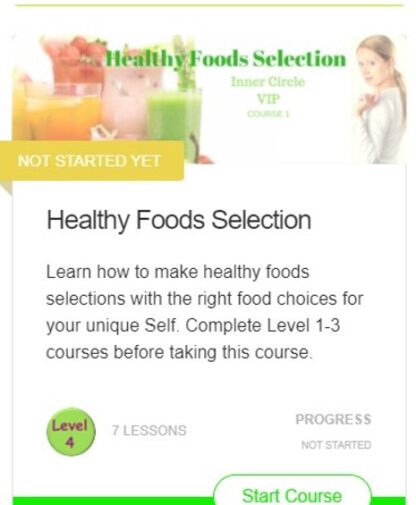 Healthy food selection course with Dr Vie Academy